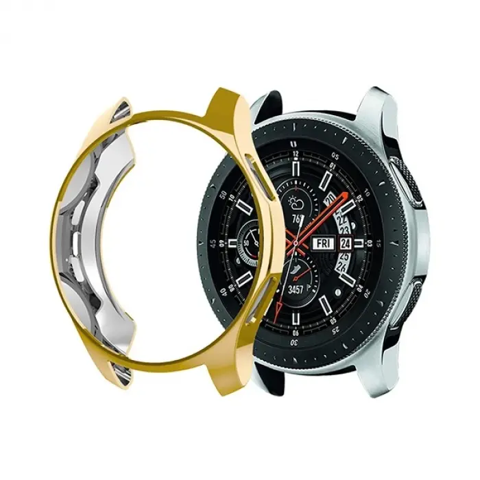 Ally Samsung Watch 42mm Lazer Kaplama Slim Silikon Bumber Kılıf-(5775)