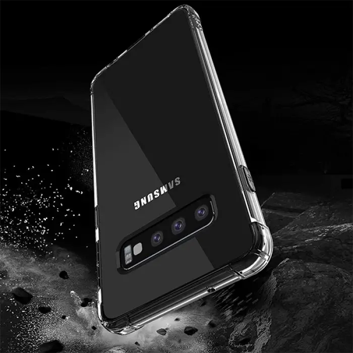 Ally Sm Galaxy S10 Anti-Drop Darbe Emici Silikon Kılıf-(5775)