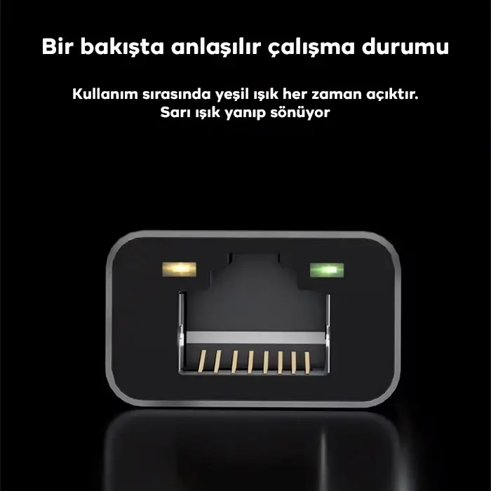 ALLY Type-c to RJ 45 2.5 Gbps Ethernet kablosu-(5775)
