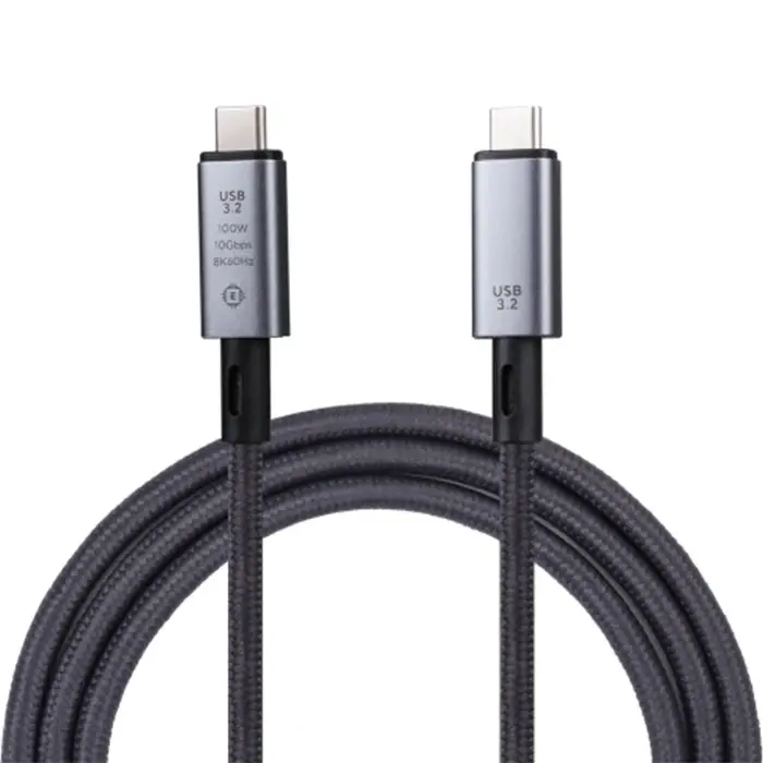 Ally USB 3.2 100W Type-C to Type-C 8K Görüntü-Data ve Ultra Hızlı Şarj Kablosu 1 Metre-(5775)