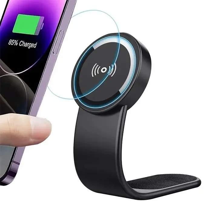 Ally WH-160 Araç Torpido Üstü Katlanabilir Manyetik Kablosuz Şarjlı Telefon Tutucu-(5775)