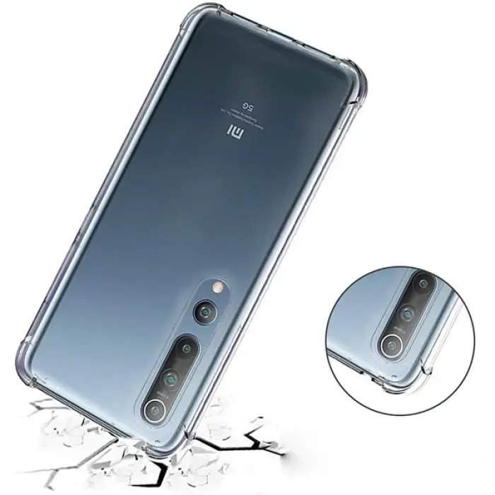 Ally Xiaomi Mi 10/10 Pro Anti-Drop Darbe Emici Silikon Kılıf-(5775)