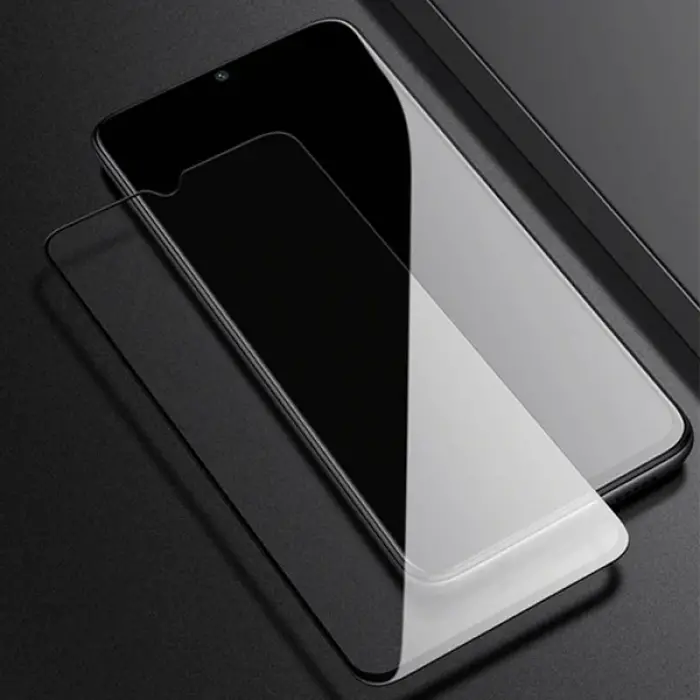 ALLY Xiaomi Poco M3  9D Full Glue Tempered Cam Ekran Koruyucu-(5775)
