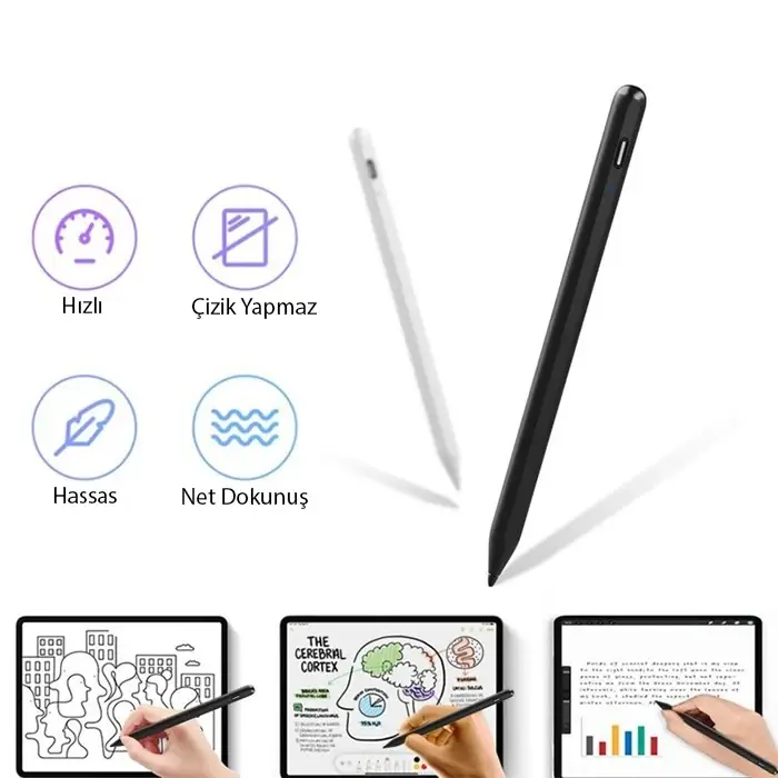 ALLY Xpen-3i iPad(2018-2025) Aktif Manyetik Kapasitif Kalem-(5775)