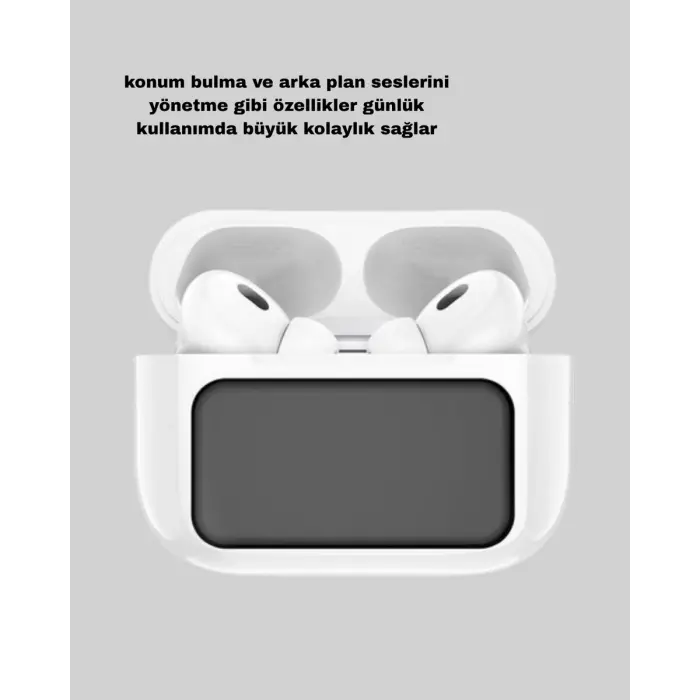 ANC Bluetooth Kulaklık – Dokunmatik Powerbank Kutulu Akıllı Sensörlü