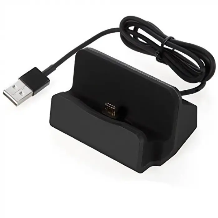 Android Micro Usb Şarj 2in1 Standlı Usb Dock-(5775)