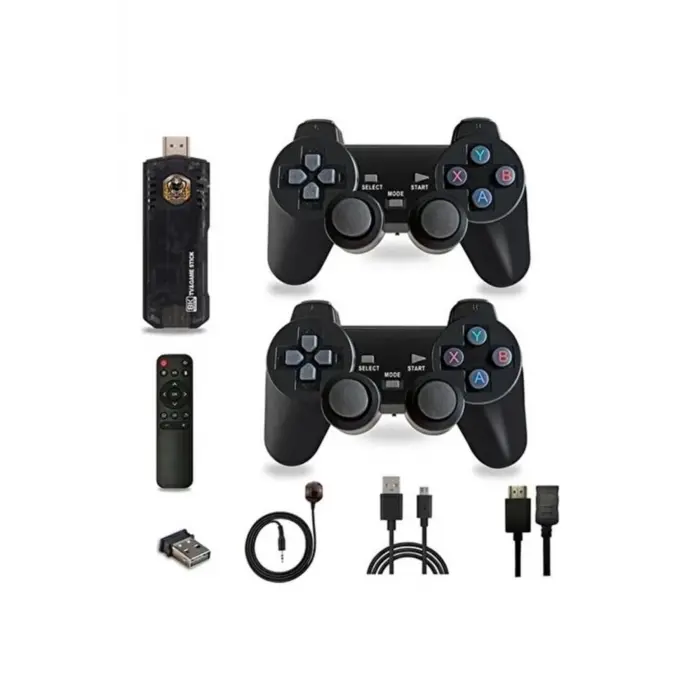 Android oyun konsolu ve TV box, 64 GB hafıza, Bluetooth özellikli, siyah renk - Elektronik