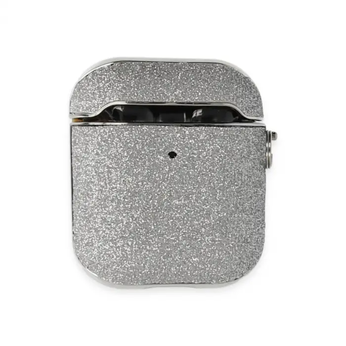 Apple Airpods 2 (2.nesil) Spell Simli Kılıf - Gümüş