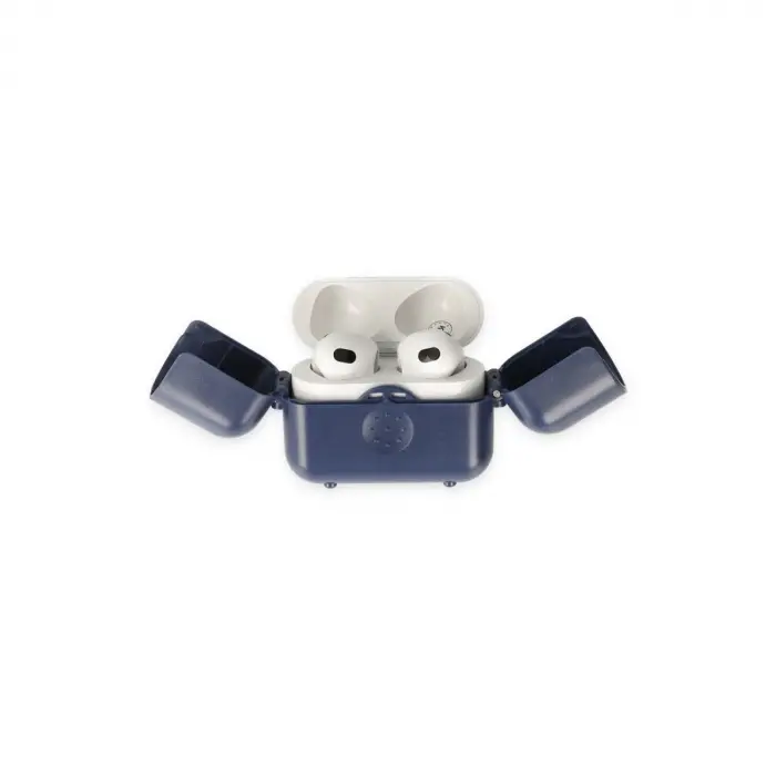 Apple Airpods 3 (3.nesil) Basmalı Kılıf - Lacivert