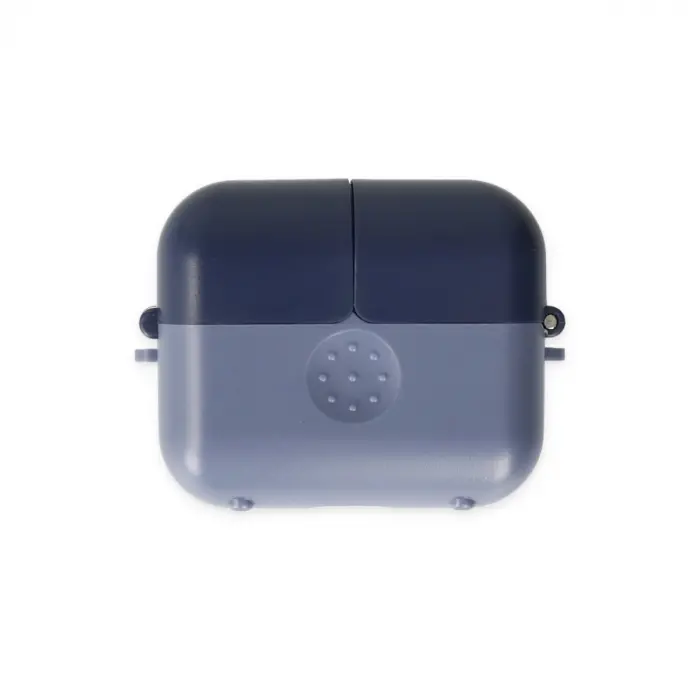 Apple Airpods 3 (3.nesil) Basmalı Kılıf - Mavi-lacivert