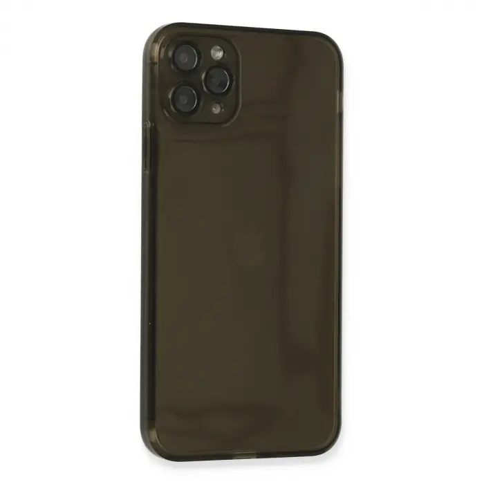 Apple İphone 11 Pro Max Kılıf Fly Lens Silikon - Siyah