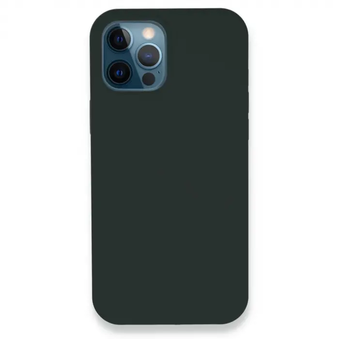Apple İphone 12 Pro Kılıf Lansman Legant Silikon - Koyu Yeşil