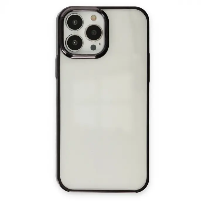 Apple İphone 13 Pro Max Kılıf Element Silikon - Siyah
