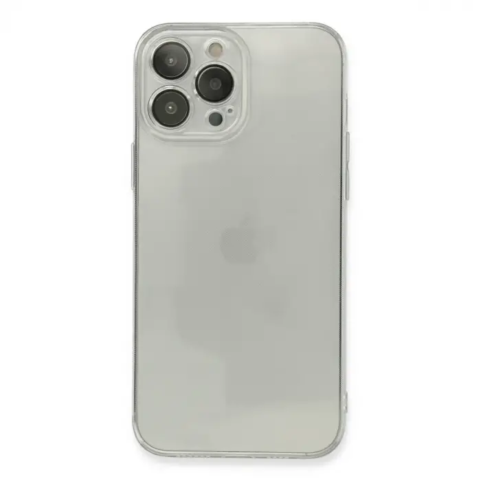 Apple İphone 13 Pro Max Kılıf Fly Lens Silikon - Şeffaf