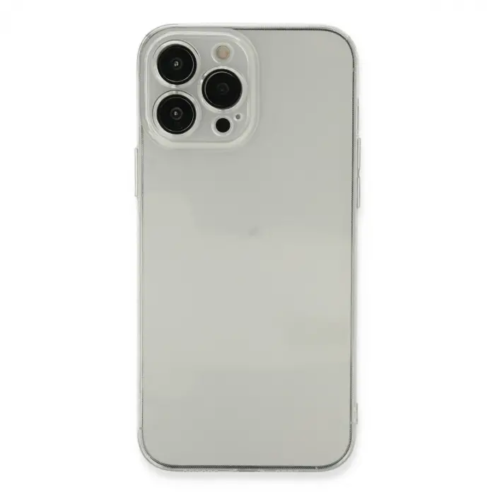 Apple İphone 13 Pro Max Kılıf Fly Lens Silikon - Şeffaf