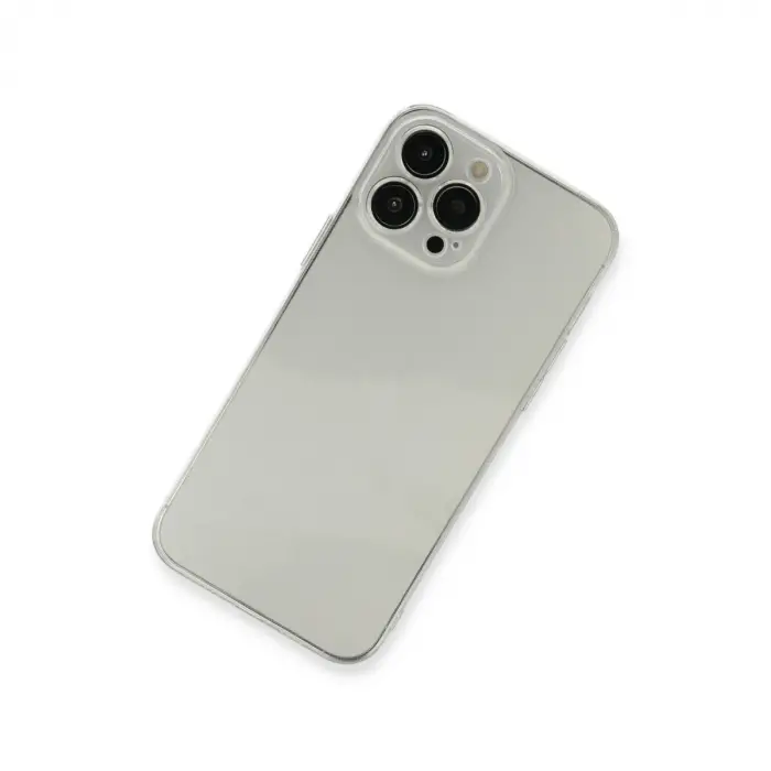 Apple İphone 13 Pro Max Kılıf Fly Lens Silikon - Şeffaf