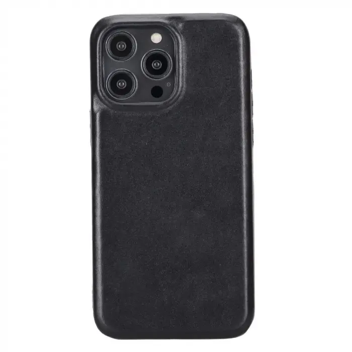 Apple iPhone 14 Pro Max Uyumlu Deri Arka Kapak ROCK RST1