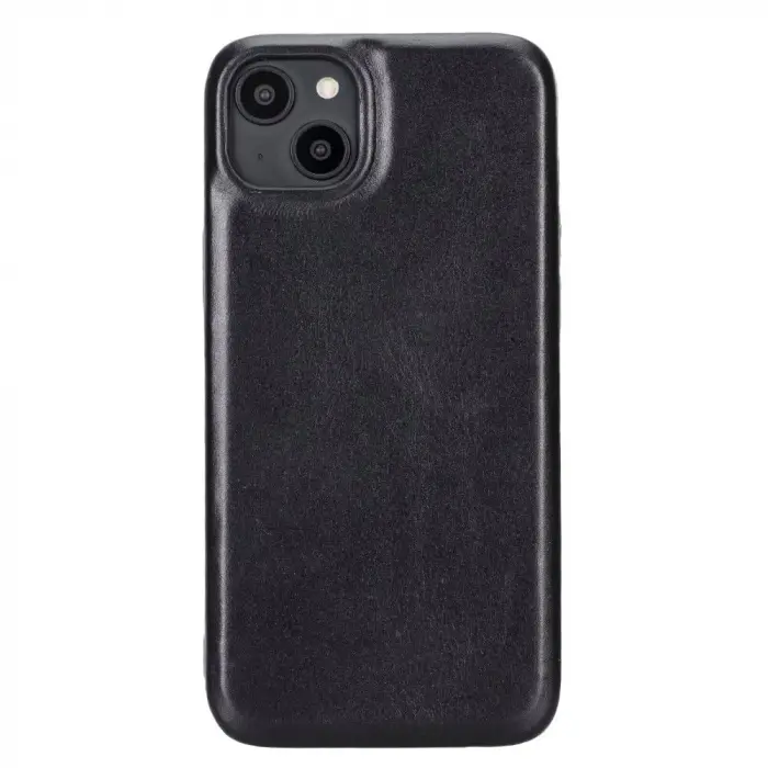 Apple iPhone 15 Plus Uyumlu Deri Arka Kapak ROCK RST1