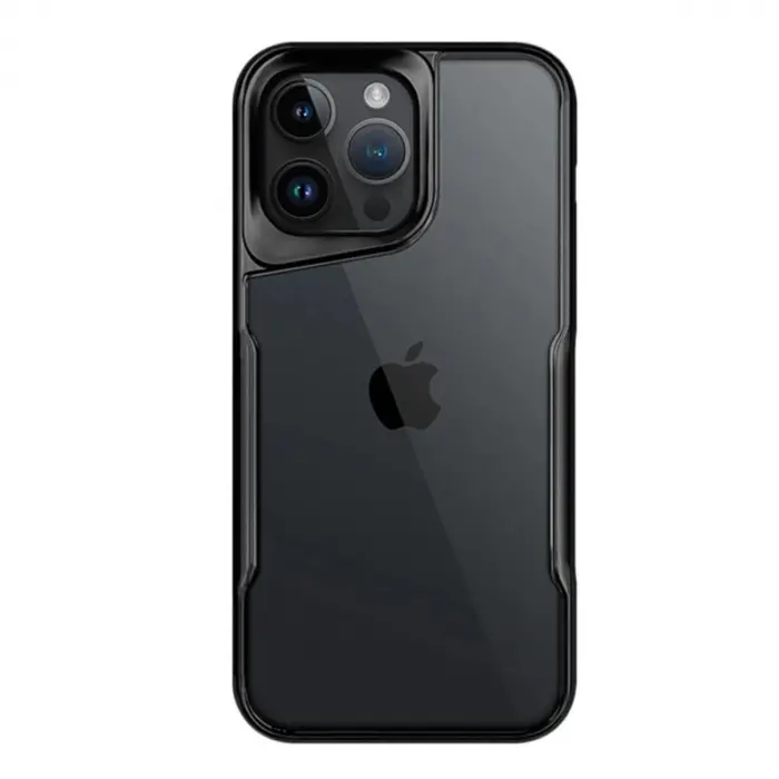 Apple İphone 15 Pro Kılıf Boyi Silikon Kapak - Siyah