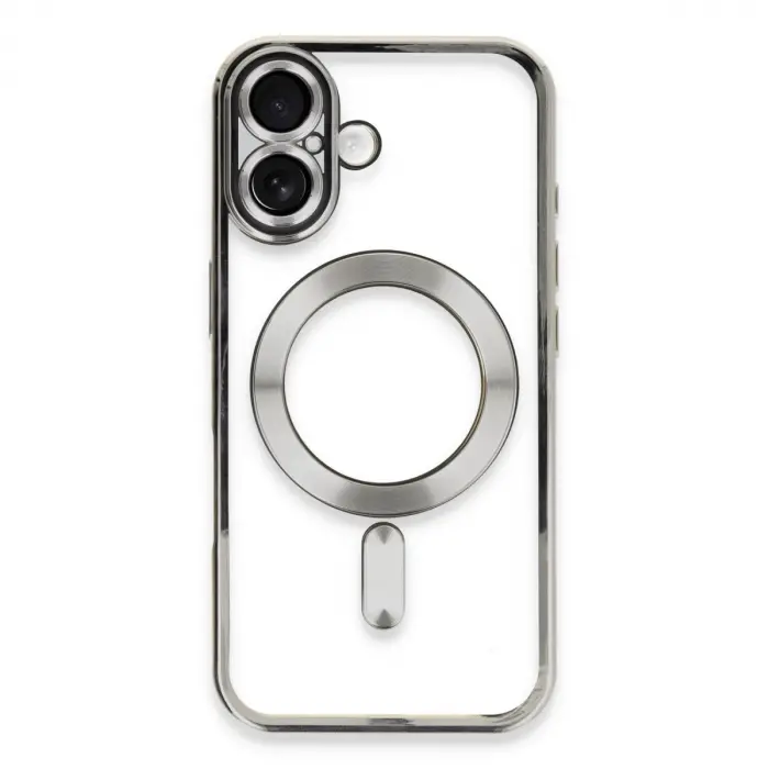 Apple İphone 16 Kılıf Kross Magneticsafe Kapak - Gümüş