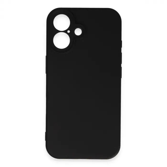 Apple İphone 16 Plus Kılıf First Silikon - Siyah