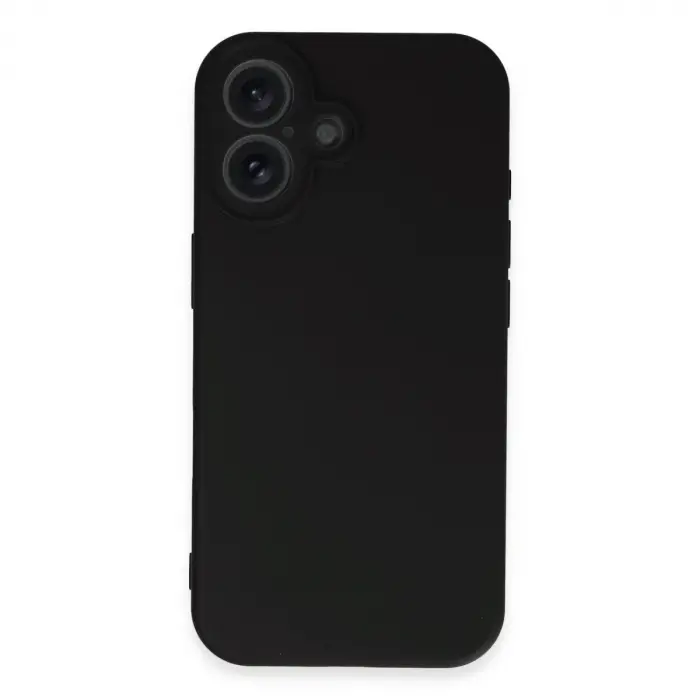 Apple İphone 16 Plus Kılıf First Silikon - Siyah