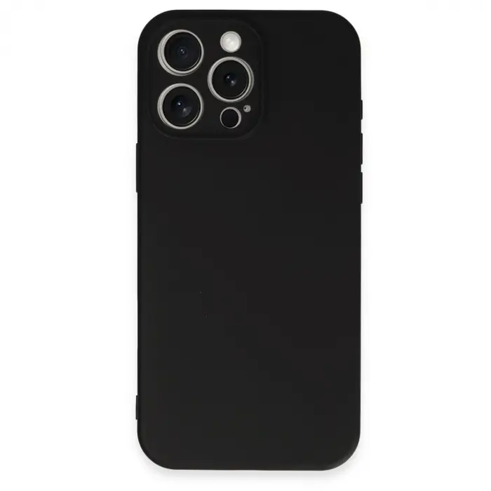 Apple İphone 16 Pro Kılıf First Silikon - Siyah