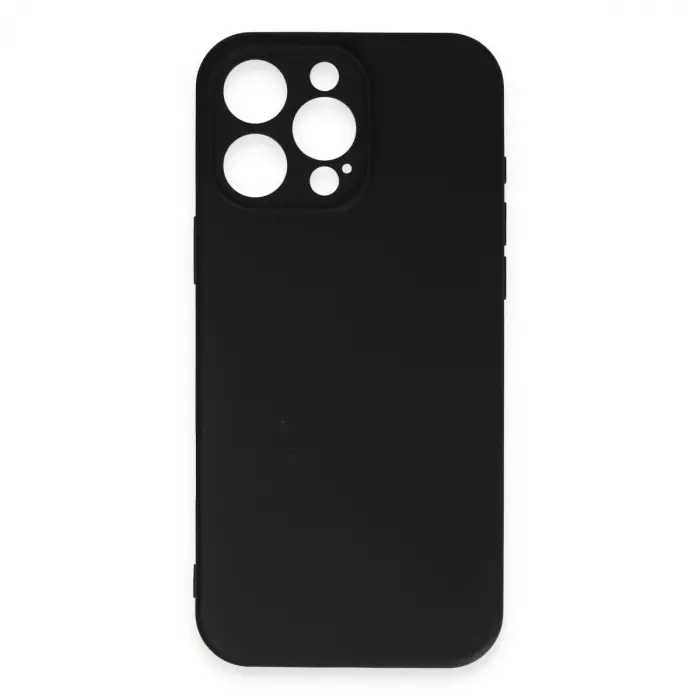 Apple İphone 16 Pro Kılıf First Silikon - Siyah
