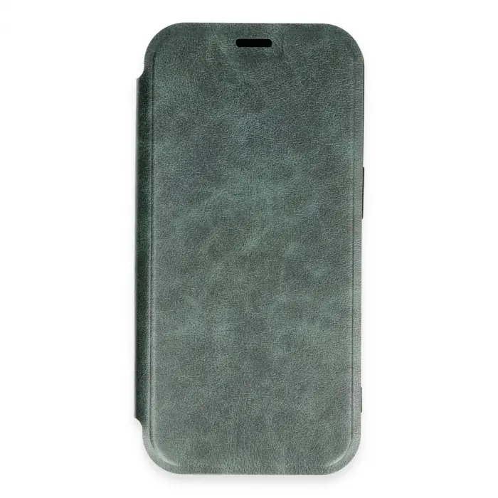 Apple İphone 16 Pro Kılıf Flip Cover - Koyu Yeşil