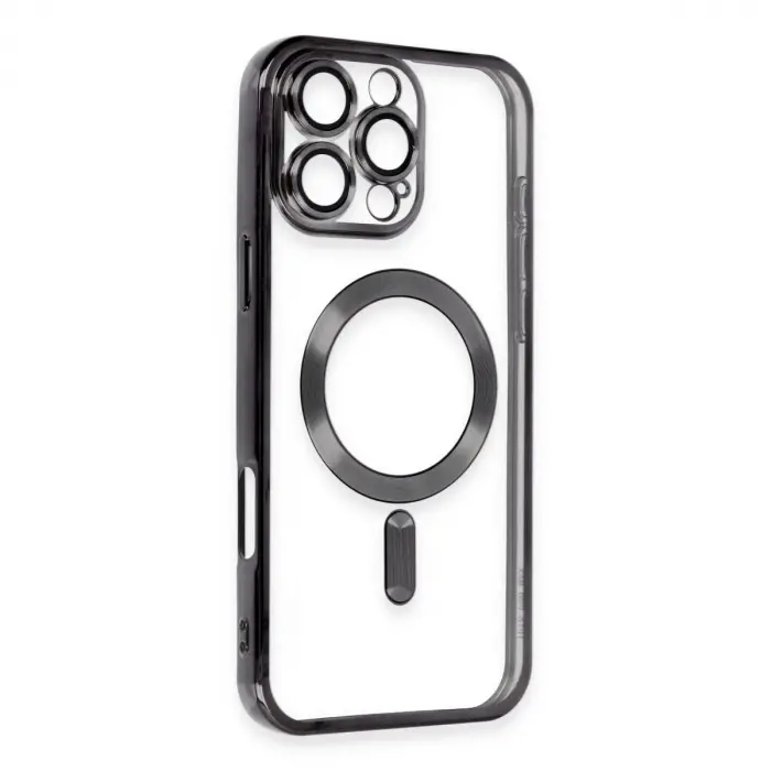 Apple İphone 16 Pro Kılıf Kross Magneticsafe Kapak - Siyah