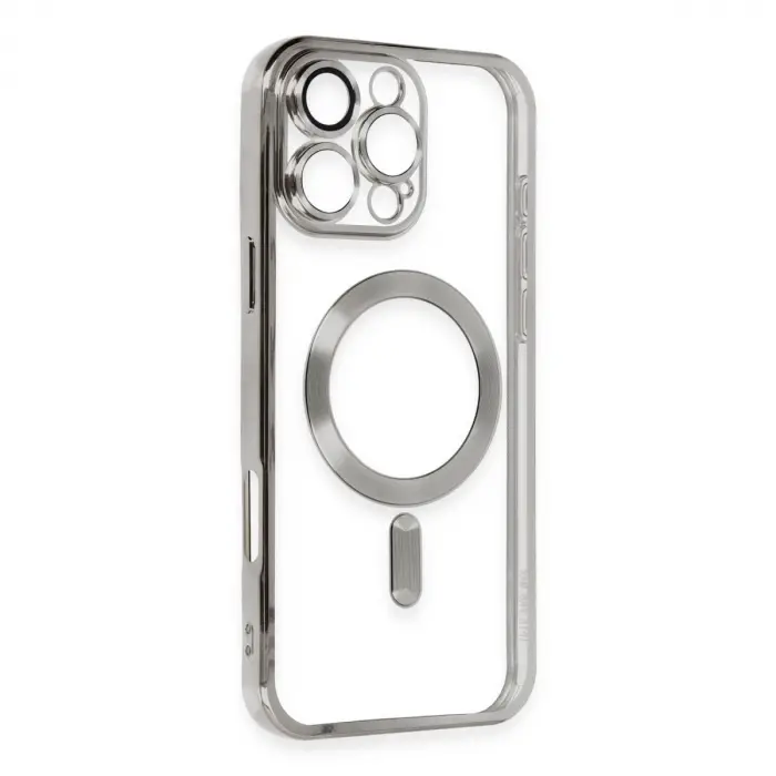 Apple İphone 16 Pro Kılıf Kross Magneticsafe Kapak - Titan Gri