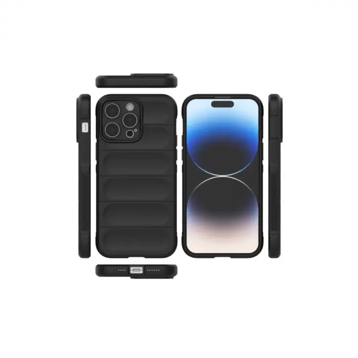Apple İphone 16 Pro Max Kılıf Optimum Silikon - Siyah