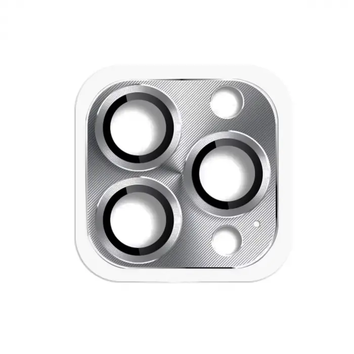 Apple İphone 16 Pro Max Pers Alüminyum Kamera Lens - Gri