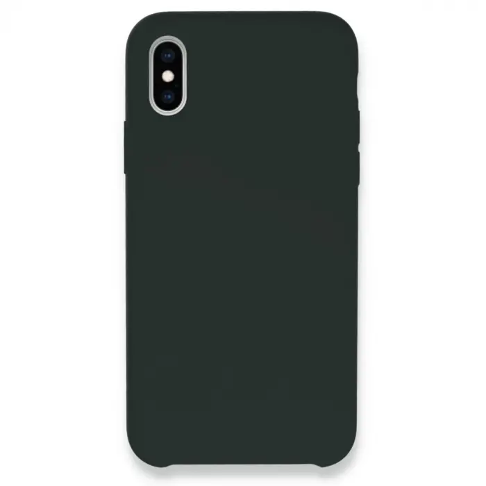 Apple İphone Xs Max Kılıf Lansman Legant Silikon - Koyu Yeşil