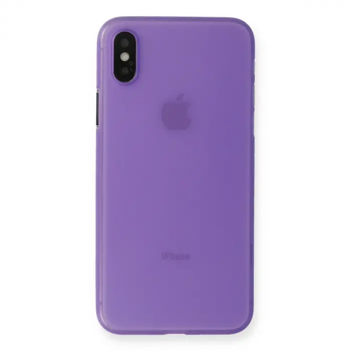 Apple İphone Xs Max Kılıf Pp Ultra İnce Kapak - Mor