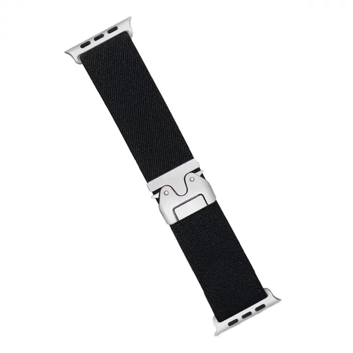 Apple Watch 42mm Forest Kumaş Kordon (saat Değildir) - Siyah