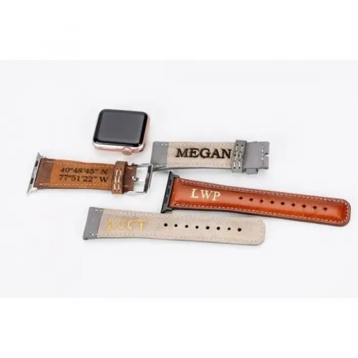 Apple Watch Uyumlu Deri Kordon 42-44-45mm NM3 AS5