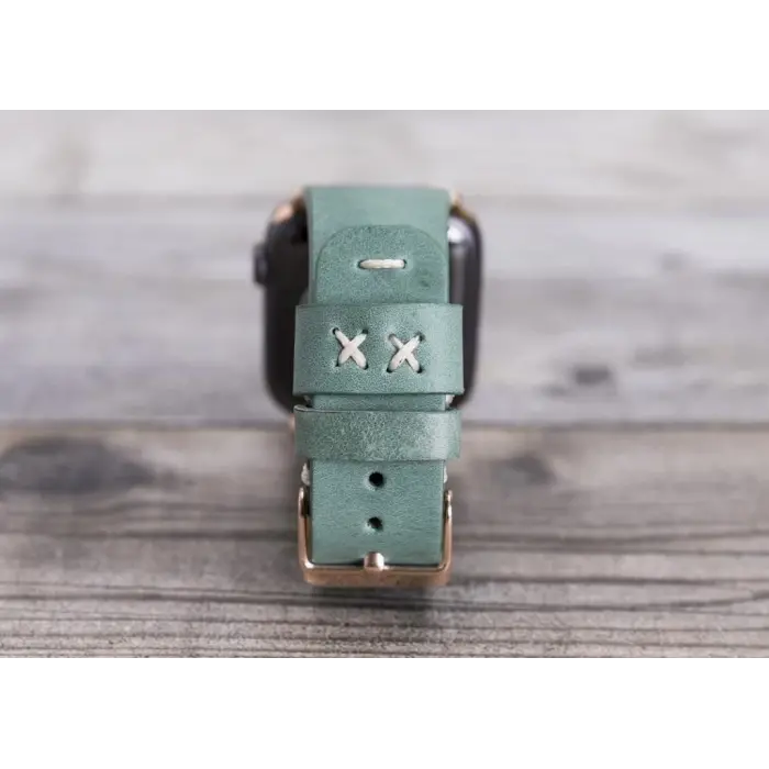 Apple Watch Uyumlu Deri Kordon 42-44-45mm Orfe CZ12