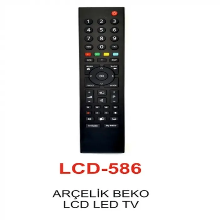 Arçelik -  Lcd - Led Tv Kumandası - LCD 586