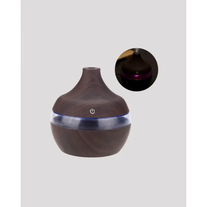 Aromaterapi Uyumlu 300 ml LED Işıklı Oda Kokusu Difüzörü