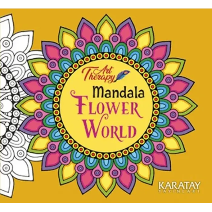 Art Therapy Mandala - Flower World