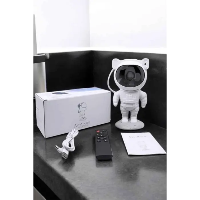 Astronot Görünümlü Projeksiyon Speaker Taşınabilir