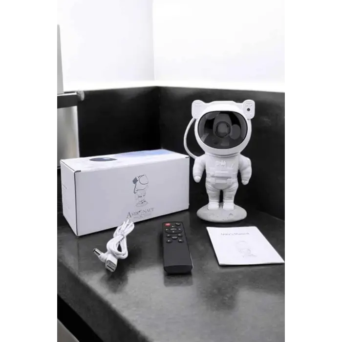 Astronot Görünümlü Projeksiyon Speaker Taşınabilir