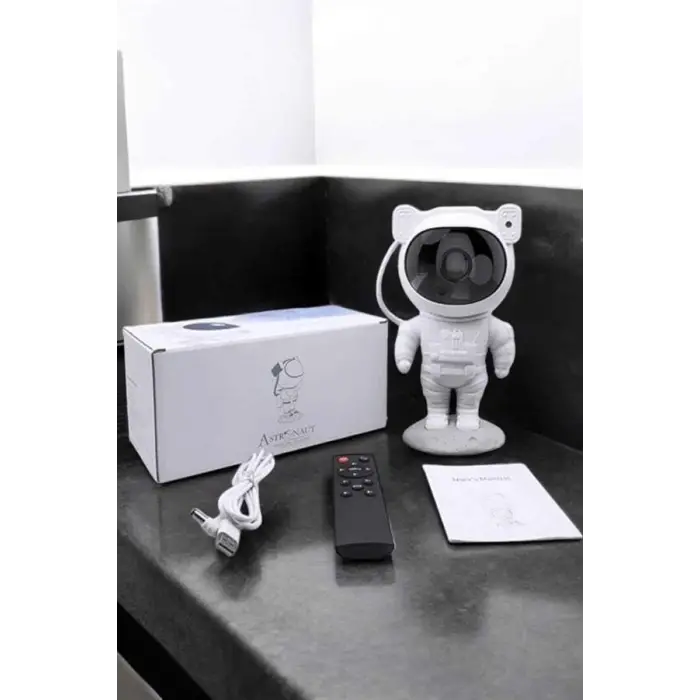 Astronot Görünümlü Projeksiyon Speaker Taşınabilir