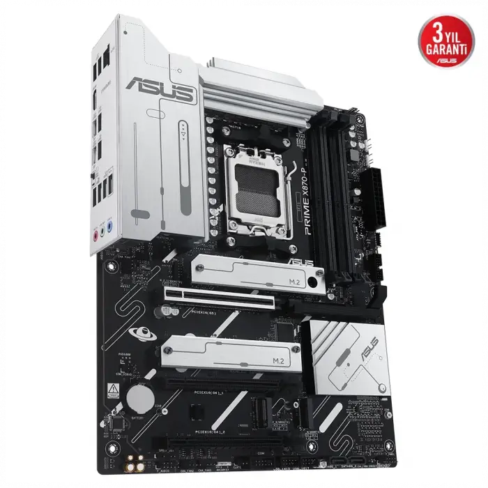 ASUS PRIME X870-P, 4xDDR5, 4xM.2, HDMI, DP, Type-C, AM5 Soket GAMING Anakart