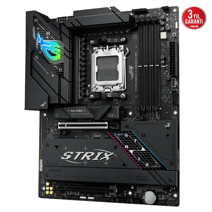 ASUS ROG STRIX B850-F GAMING WIFI7 NEO, 4xDDR5, 4x M2, HDMI, DP, 2xType-C, Wi-Fi 7, Bluetooth v5.4, AM5 Soket GAMING Anakart