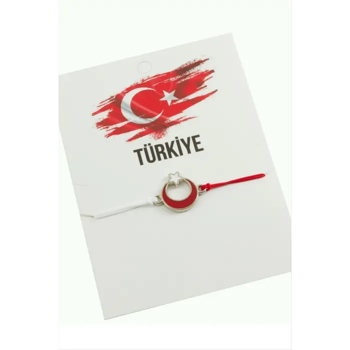 Ay Yıldız İp Bileklik