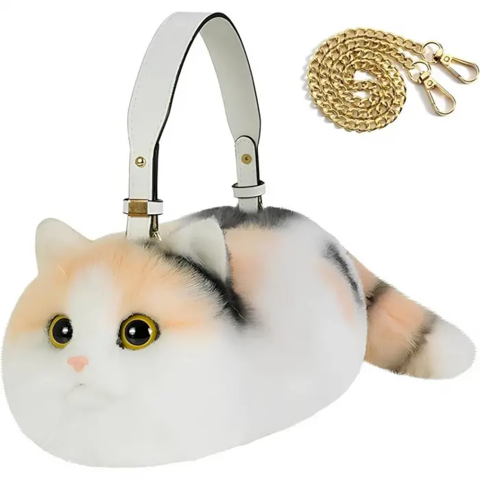 Kedi El Çantası Sarı