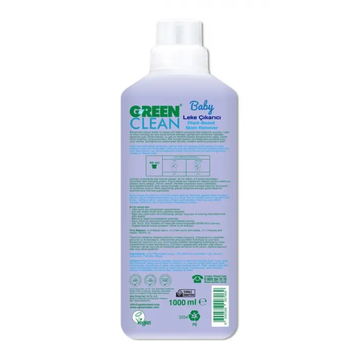 Baby Bitkisel Leke Çıkarıcı 1000 ml