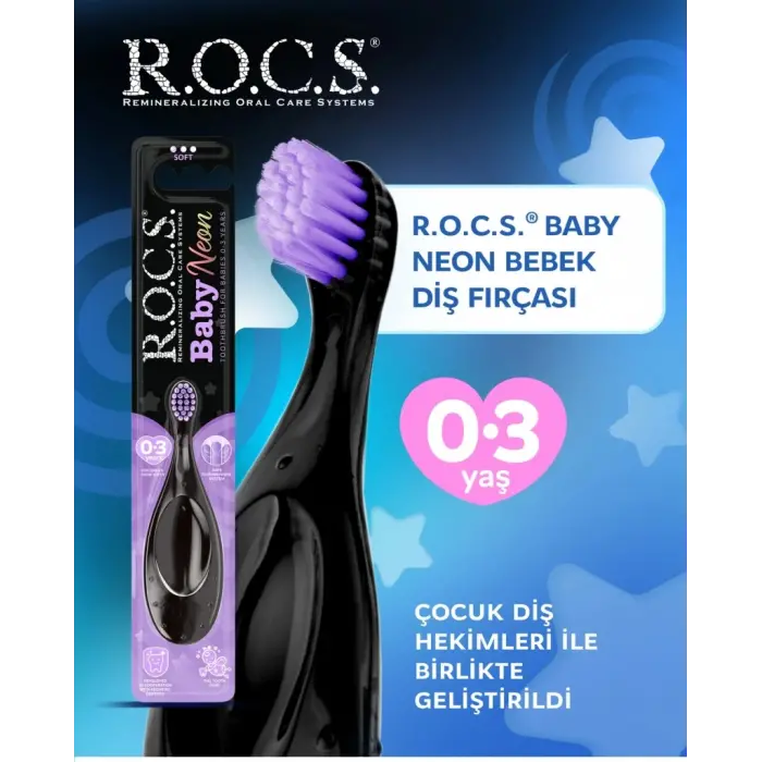 .Baby Neon Ekstra Soft Diş Fırçası 0-3 Yaş